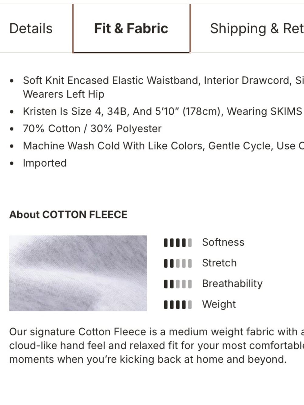 SKIMS Classic Straight Leg Pants - Picture 5 of 5
